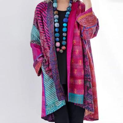 Women Patchwork Kimono Cardigan | Apen