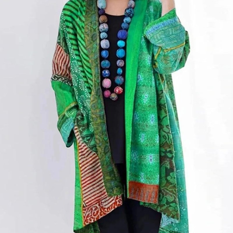 Women Patchwork Kimono Cardigan | Apen