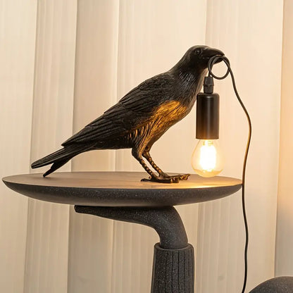 Home Decorative Lamp Black Metal | Raven-2