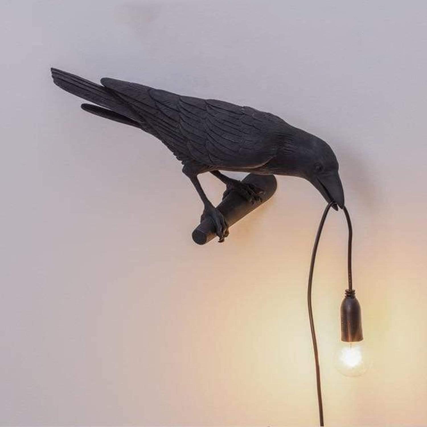 Home Decorative Lamp Black Metal | Raven-4