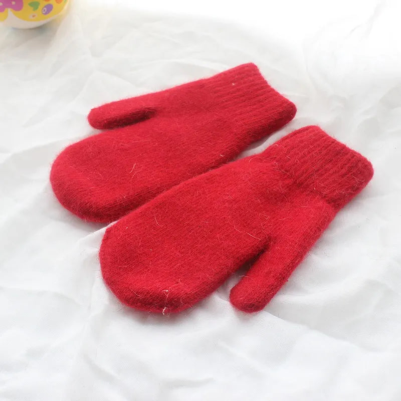 Women Soft Knit Mittens | Wilma