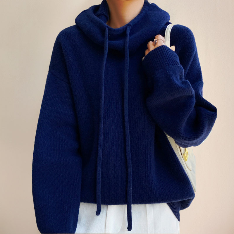 Women Cozy Knit Hoodie | Marlowe