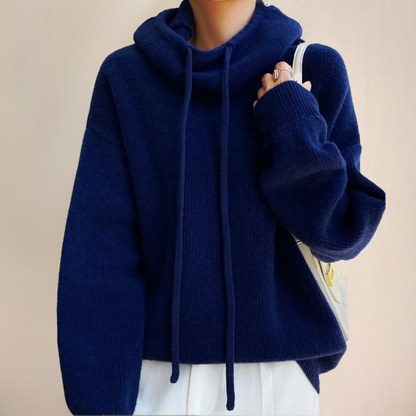 Women Cozy Knit Hoodie | Marlowe
