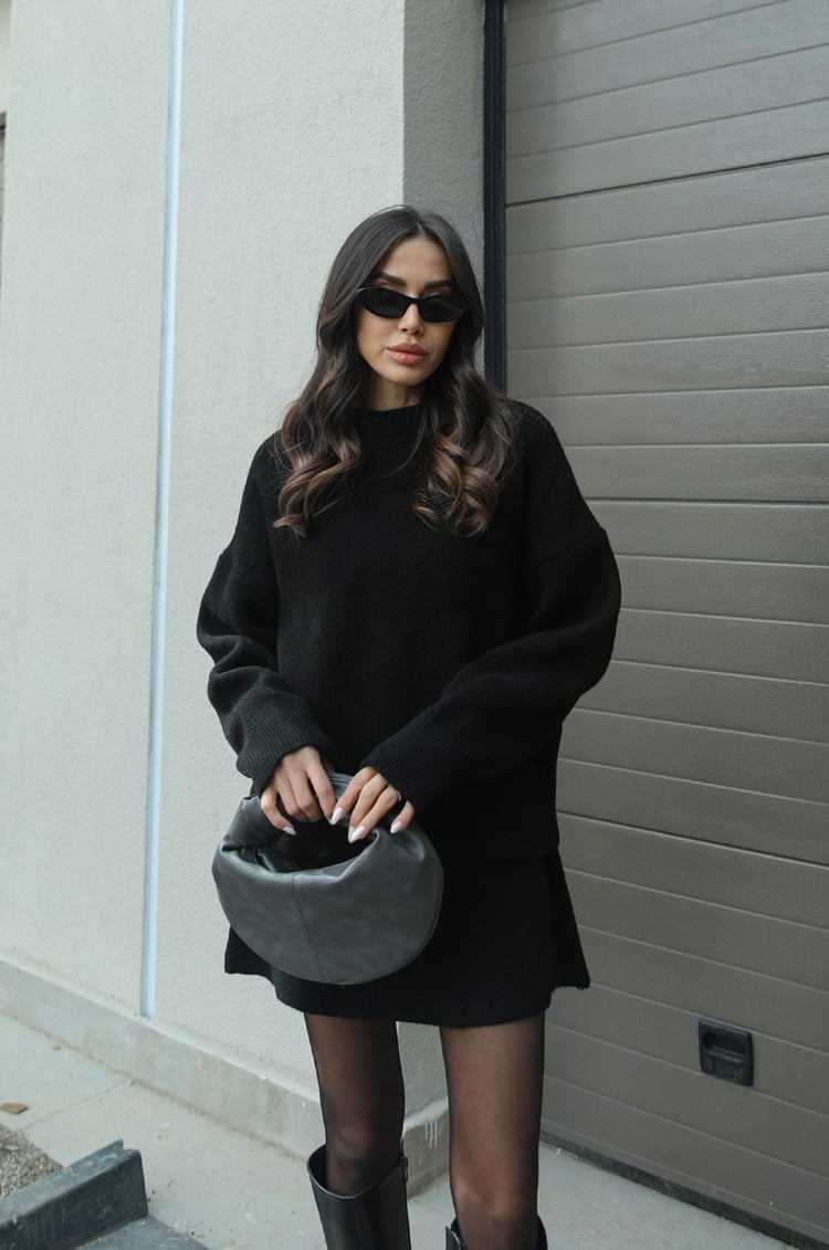 Chic Sweater & Skirt Set | Giselle