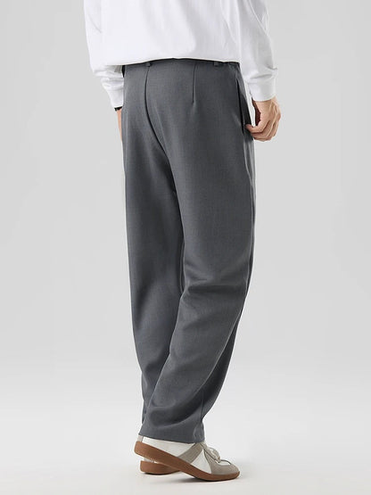 Women Wide Leg Pants Black Polyester | Teo-5
