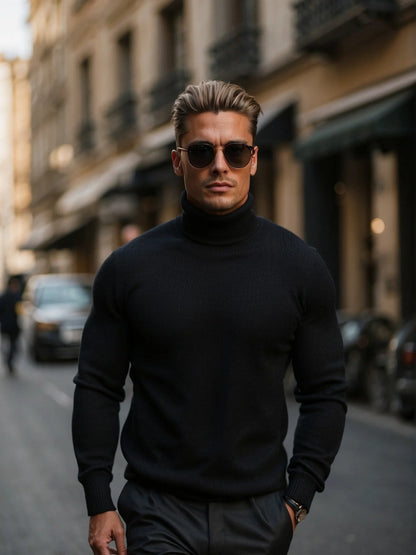 Men’s Classic Turtleneck Sweater | Tim