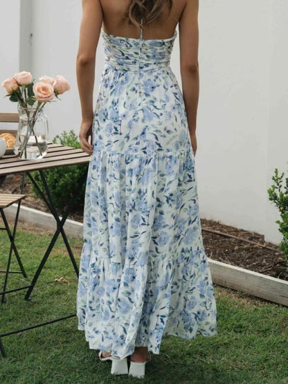 Floral Halter Maxi Dress | Scarlett