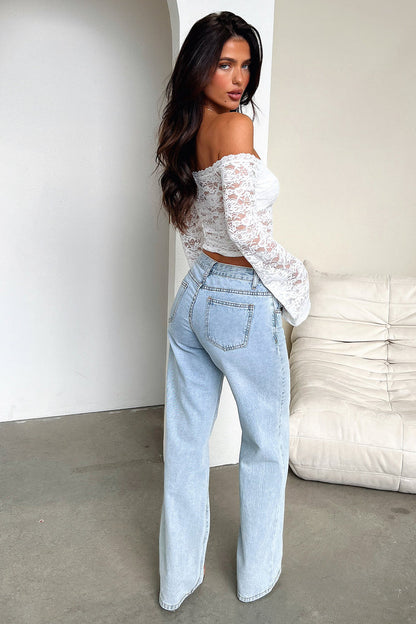 Romantic Lace Off-Shoulder Top | Giuliana