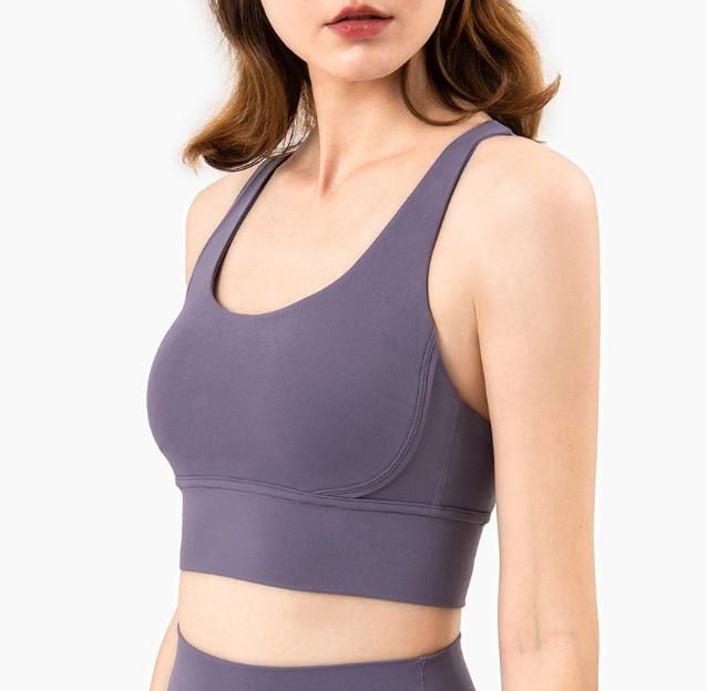 Variant image for Women Sports Bra Black Nylon Spandex | Activewear-33