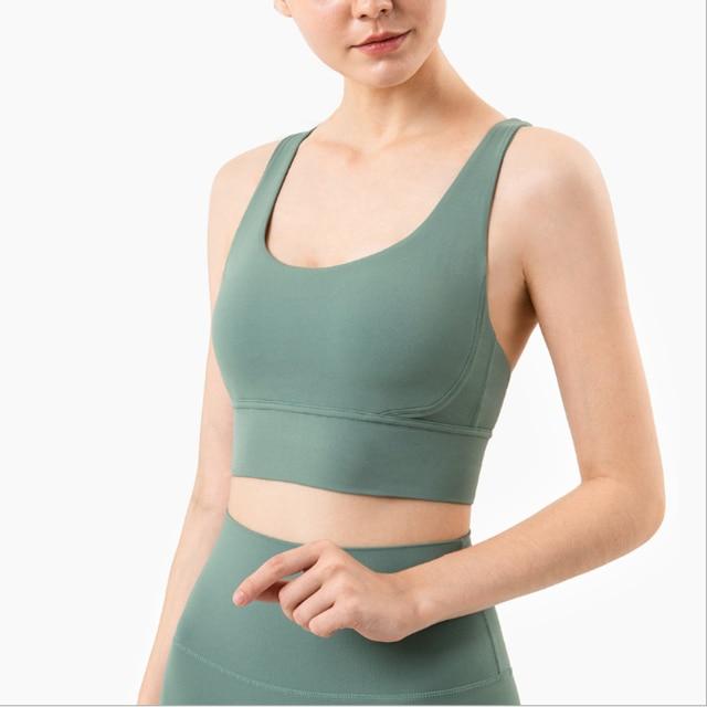 Variant image for Women Sports Bra Black Nylon Spandex | Activewear-37