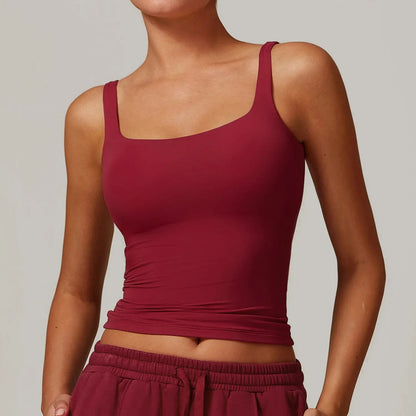 Variant image for Women Tank Top Black Nylon Spandex | Harmony-13