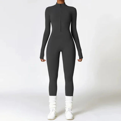Variant image for Women Jumpsuit Black Nylon Spandex | Aurora-9