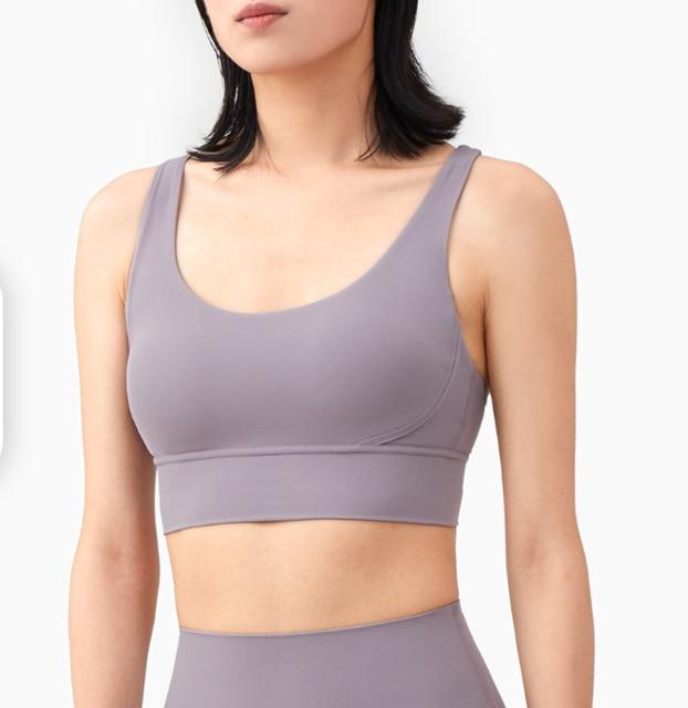 Variant image for Women Sports Bra Black Nylon Spandex | Activewear-17