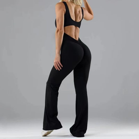 Women Backless Shapewear Black Stretchable | Frida-1
