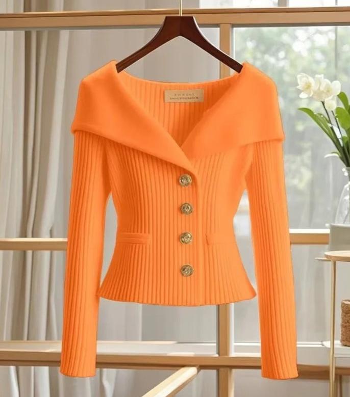 Variant image for Women Long Sleeve Sweater Ruby Fabric | Elegant Style-11