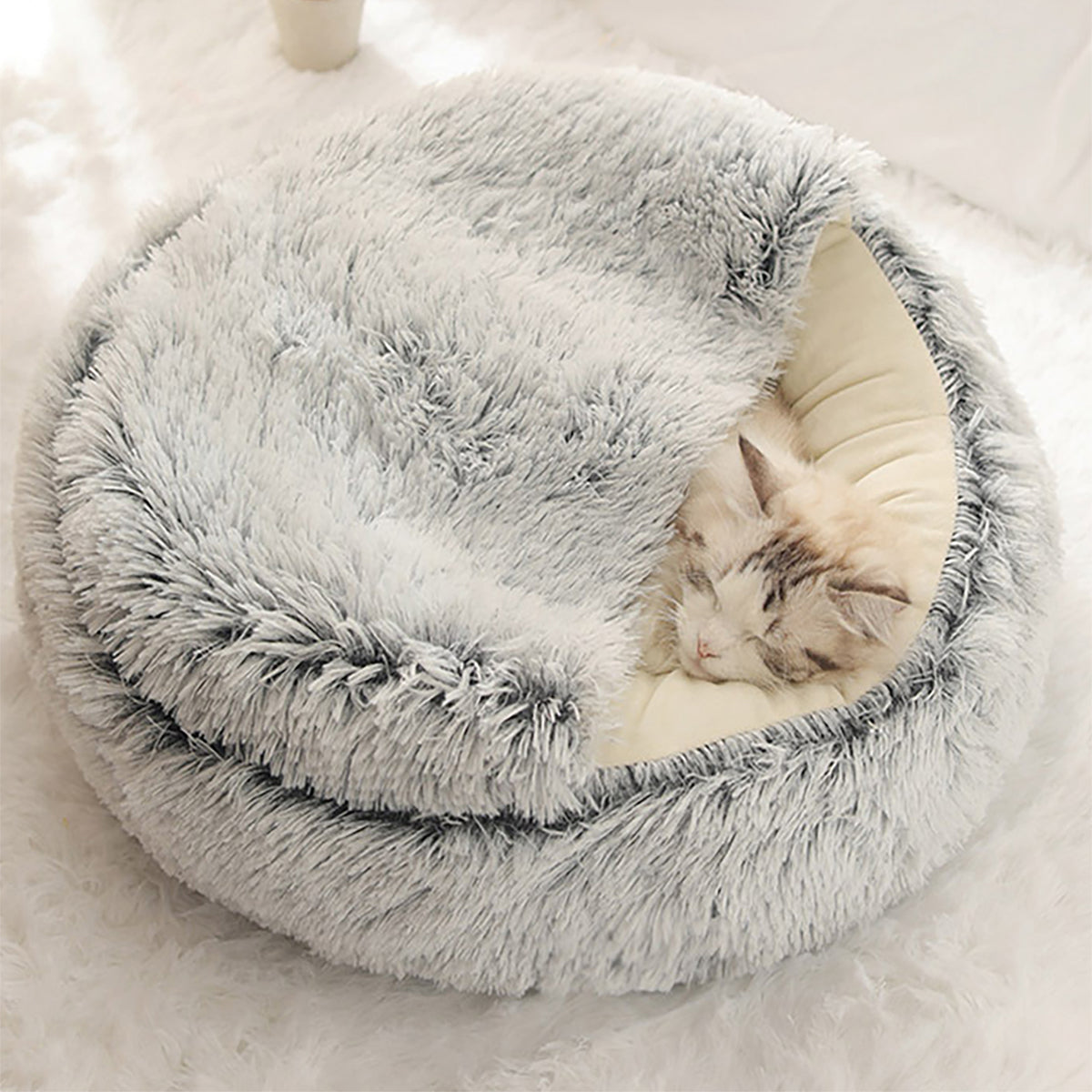 Cozy Pet Bed Plush for Dogs and Cats | Snugpaw-3
