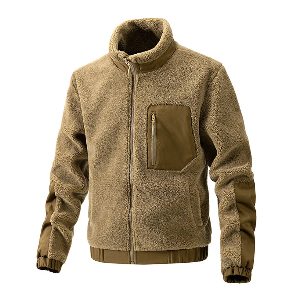 Warm fleece autumn jacket for men | Urban