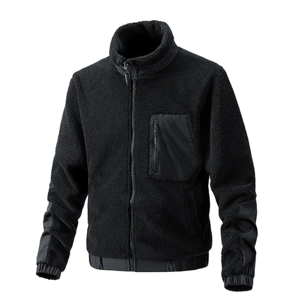 Warm fleece autumn jacket for men | Urban