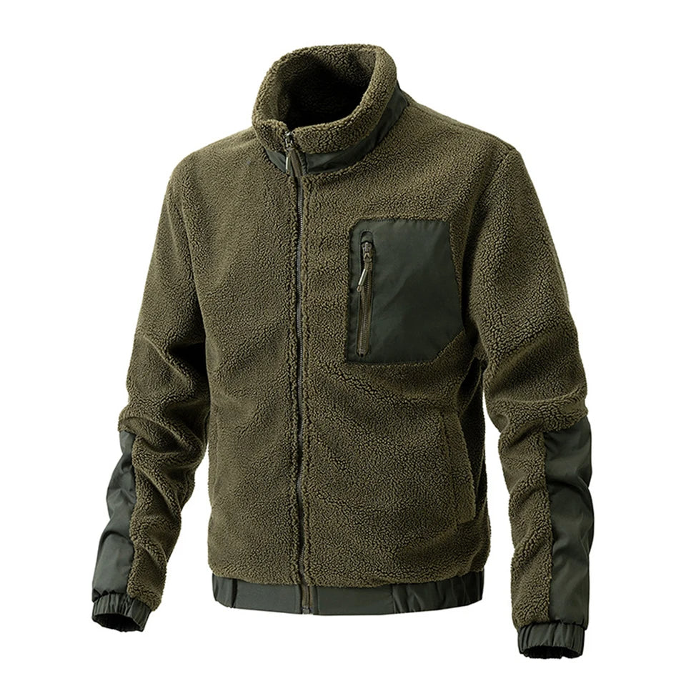 Warm fleece autumn jacket for men | Urban