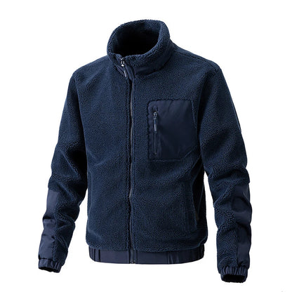 Warm fleece autumn jacket for men | Urban