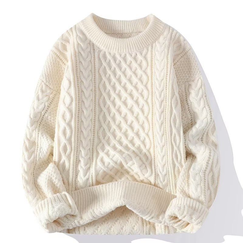 Knitted Wool Sweater White