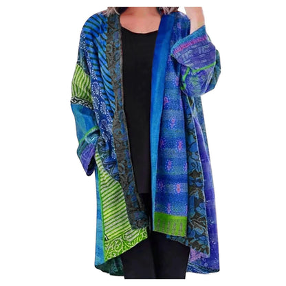 Women Bohemian Patchwork Kimono Cardigan | Loren