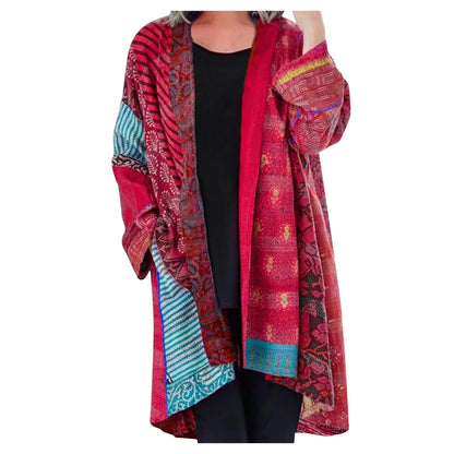 Women Bohemian Patchwork Kimono Cardigan | Loren