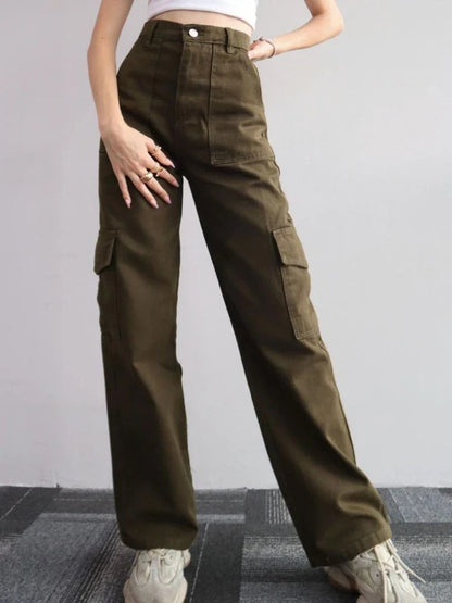 High-Waisted Cargo Pants | Hedy