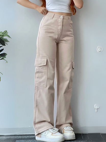 High-Waisted Cargo Pants | Hedy