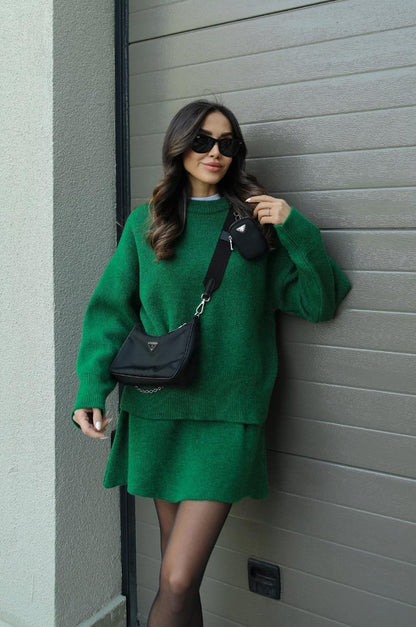 Chic Sweater & Skirt Set | Giselle